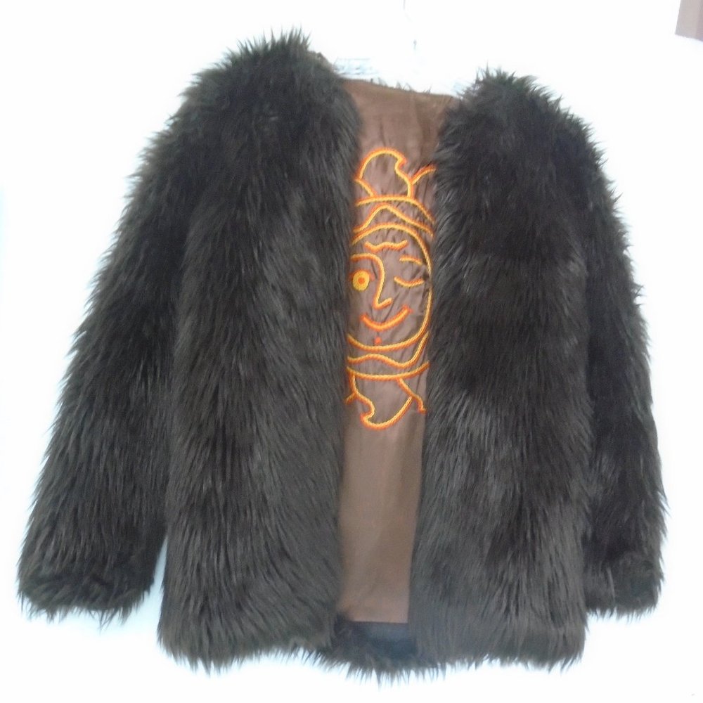 Unknown Brand Women's Faux Fur Jacket Size S? Brown (use measurements please!)